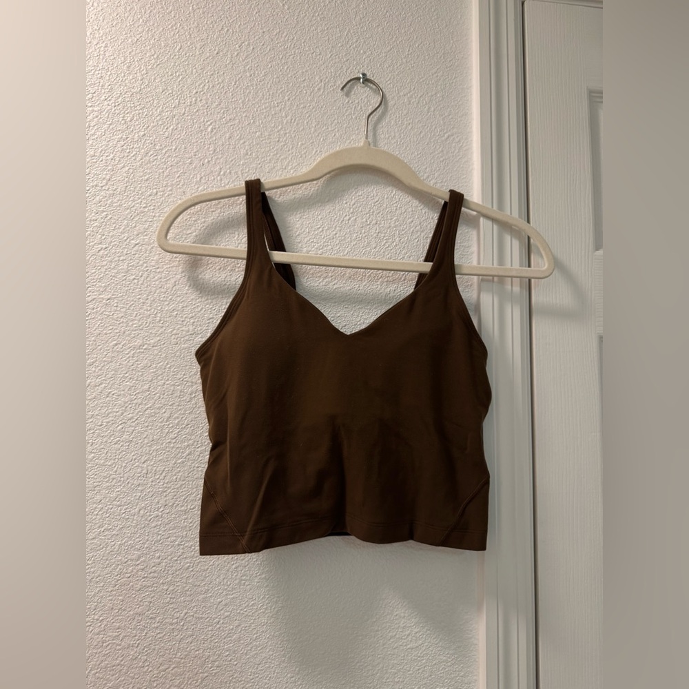 lululemon athletica Brown V‑Neck Seamless Tank - Picture 2 of 5